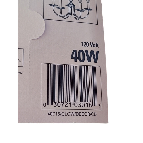 Westinghouse Decor Light Glowescent Forty Watt Flame 40c15 2 Light Blubs 2 of‎ 3 - Picture 10 of 12